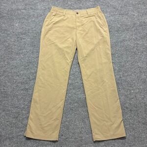 Under Armour All Season Gear Mens Pants Size 34x30 Beige Loose Outdoor Low Rise